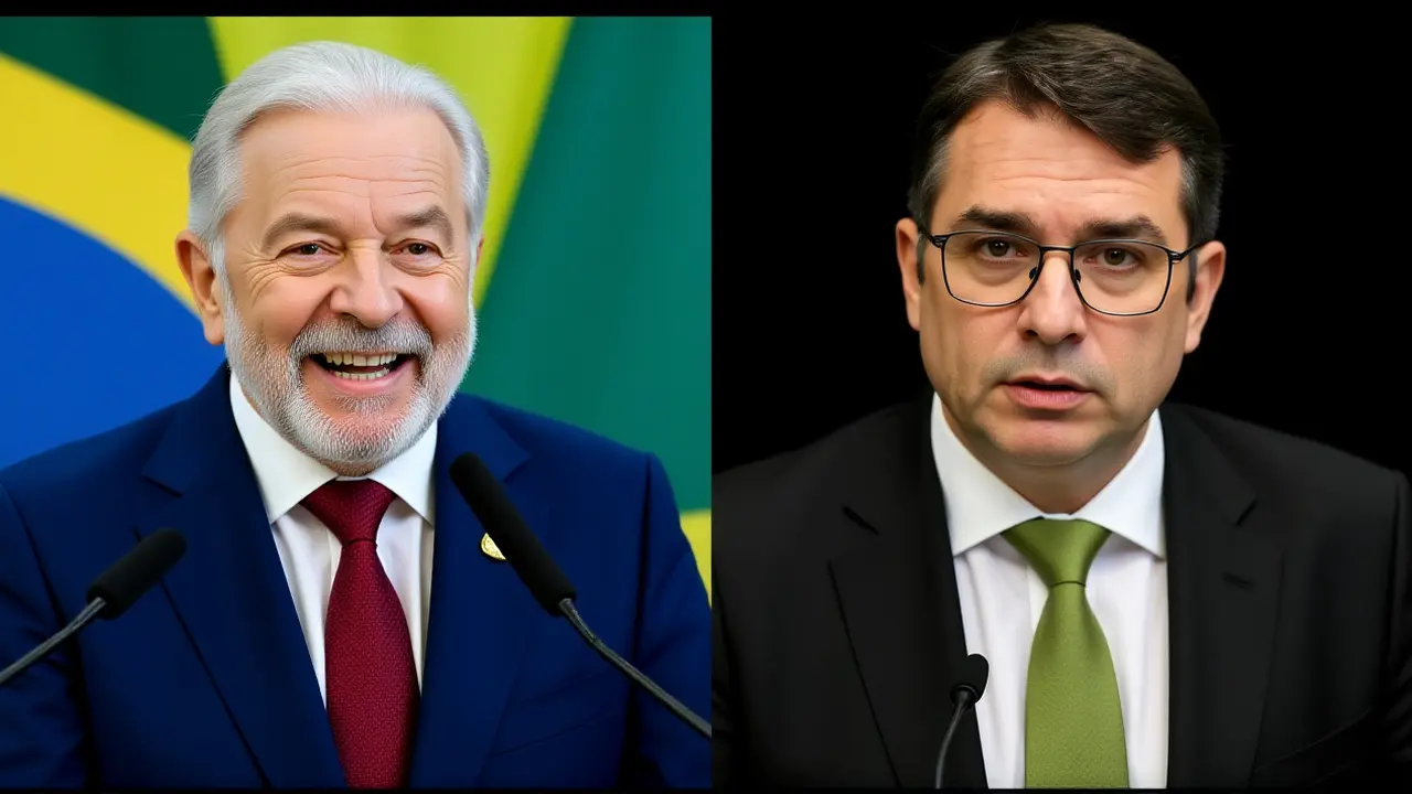 Lula lidera Flávio em 2º turno com 46,5% contra 41,4%, diz pesquisa